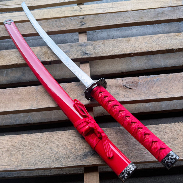 40" Samurai Ninja Bushido Katana Japanese Sword Carbon Steel Blade w/ Scabbard