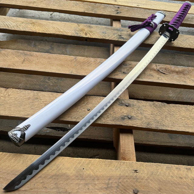 40" Samurai Ninja Bushido Katana Japanese Sword Carbon Steel Blade w/ Scabbard