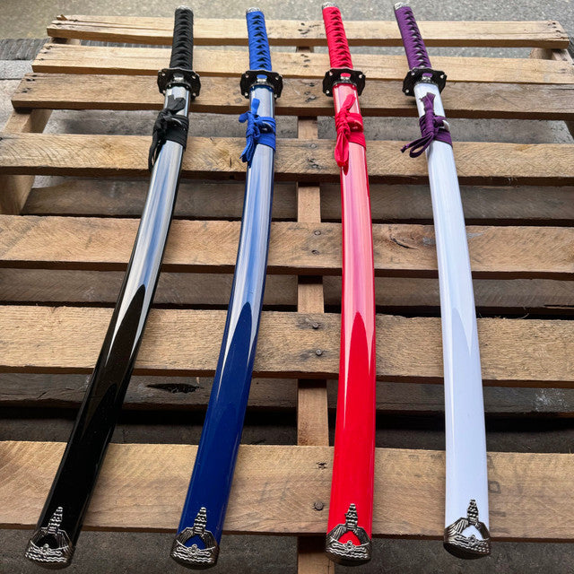 40" Samurai Ninja Bushido Katana Japanese Sword Carbon Steel Blade w/ Scabbard