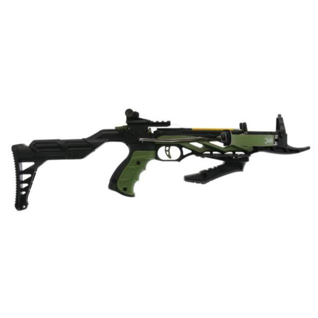 80LBS Green Alligator Recurve Pistol Crossbow 185 FPS