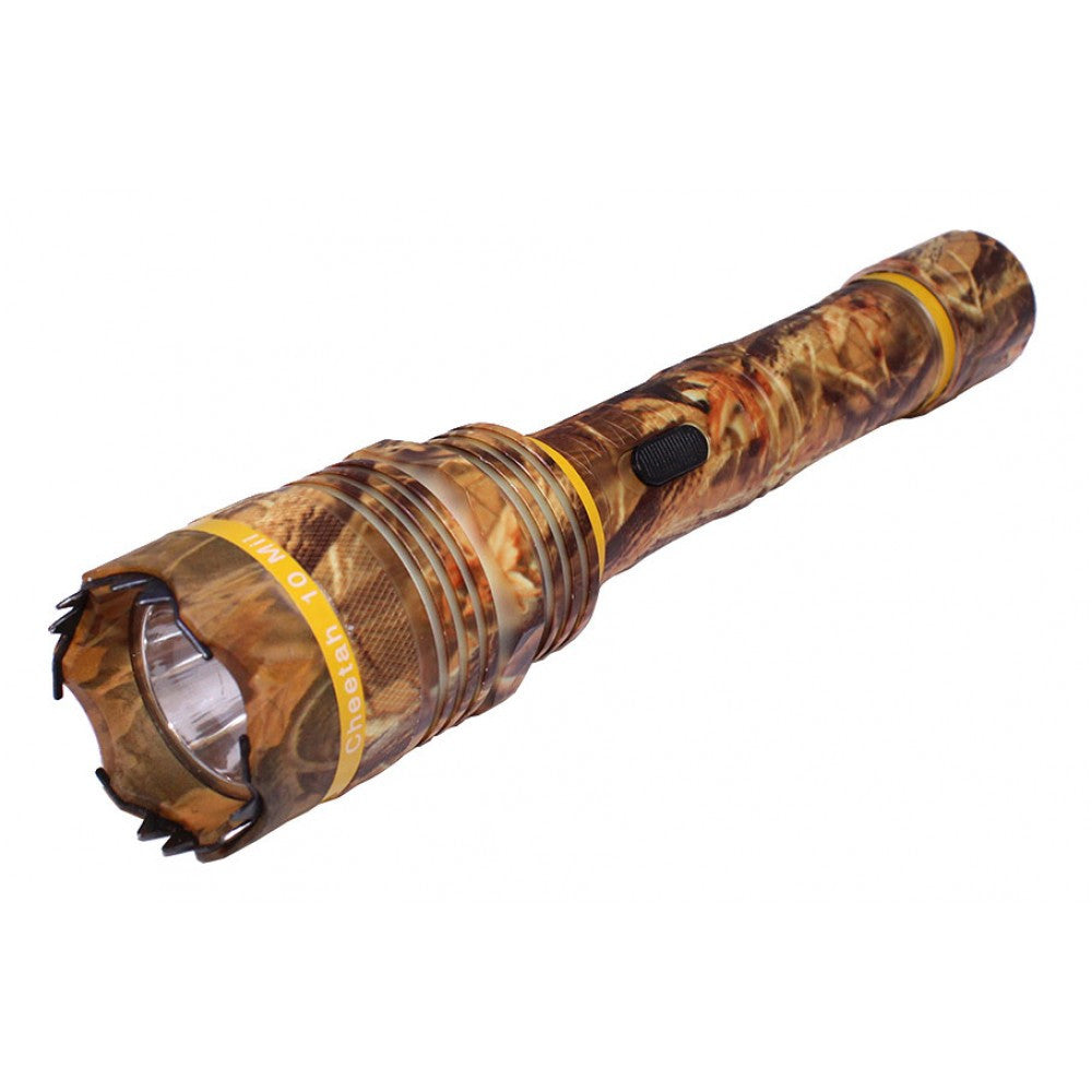 cheetah tactical force rechargeable stun gun flashlight Heavy Duty Defender 10 Million Volt Tactical
