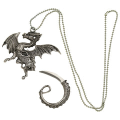 Dragon Fixed Blade Fantasy Neck Knife
