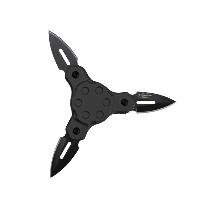 Perfect Point - Folding Throwing Star - Black