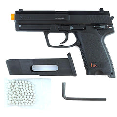 H&K USP LICENSED CO2 GAS BLOWBACK METAL AIRSOFT PISTOL HAND GUN - BLADE ADDICT