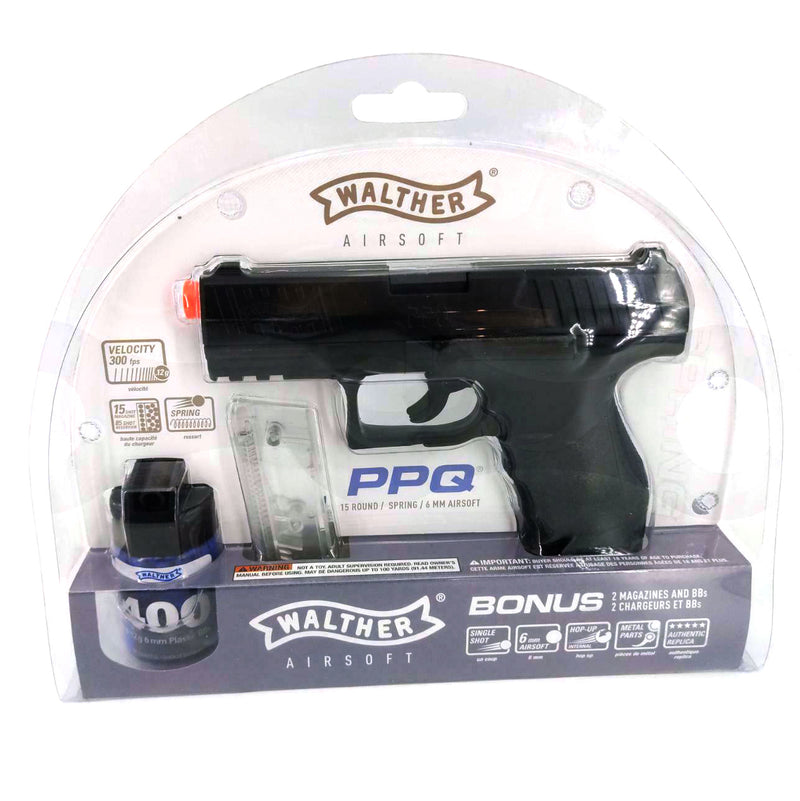Walther PPQ Special Operations Airsoft Spring Pistol - BLADE ADDICT