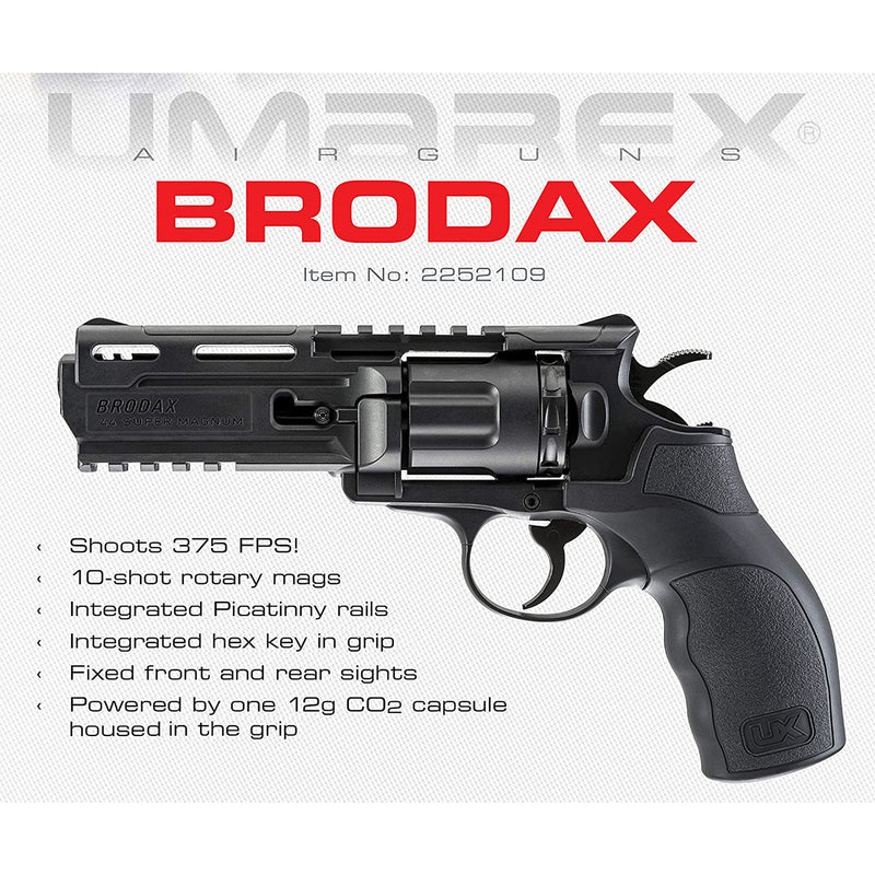 Umarex Brodax .177 Caliber BB Gun Air Pistol Revolver - BLADE ADDICT