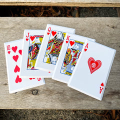 Royal Flush Throwing Cards - BLADE ADDICT