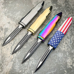 50 CAL Bullet Handle Auto OTF - BLADE ADDICT