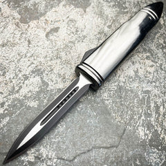 50 CAL Bullet Handle Auto OTF Grey - BLADE ADDICT