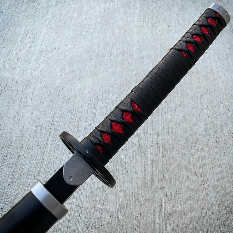 41" Demon Slayer Sword Bamboo wooden blade Katana Samurai cosplay For Anime - BLADE ADDICT