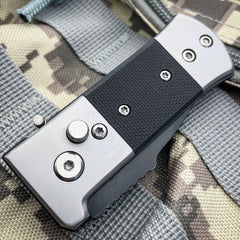 Mini Push Button Switchblade Pocket Knife - BLADE ADDICT