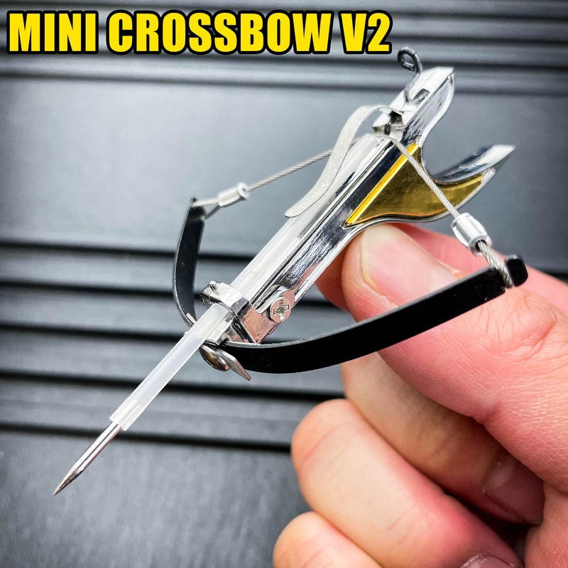 Mini Metal Crossbow With Arrows V2