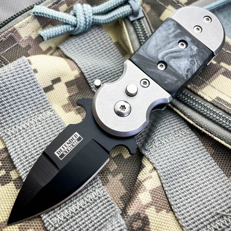 Mini Auto Pearl Pocket Knife