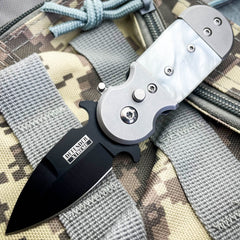 Mini Auto Pearl Pocket Knife