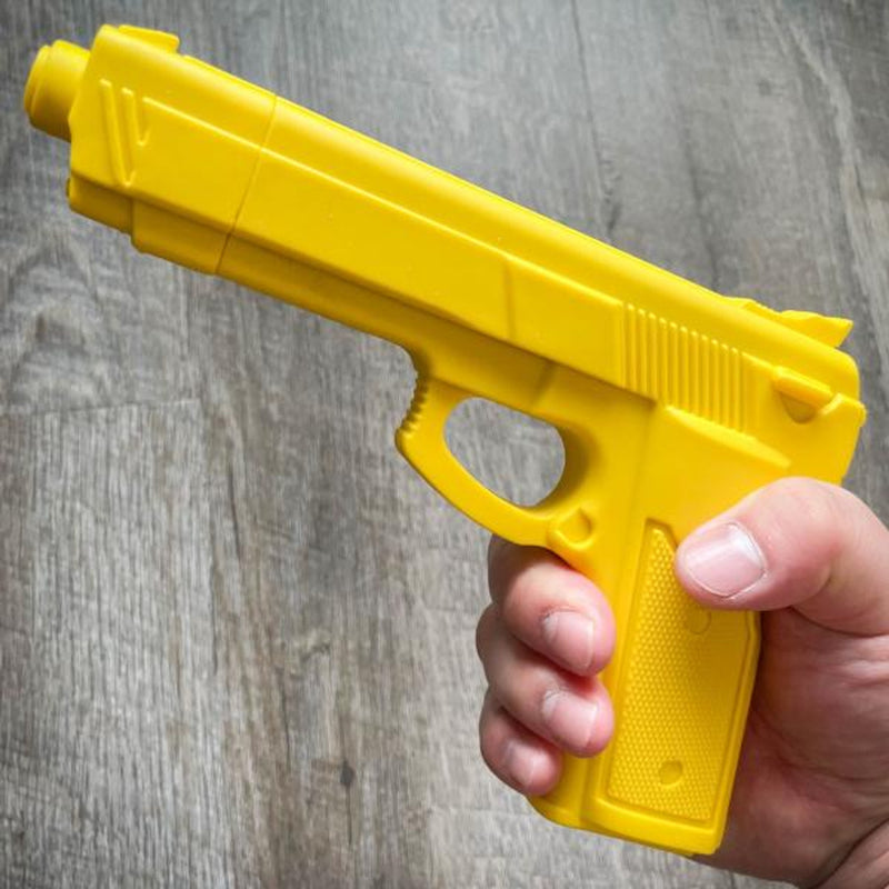 Practice Training Pistol Gun Polypropylene Rubber Dummy Glock Self Defense Yellow - BLADE ADDICT