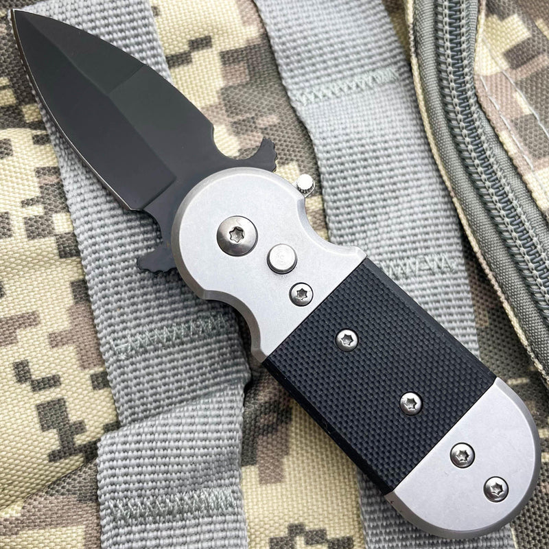 Mini Auto G10 Pocket Knife - BLADE ADDICT