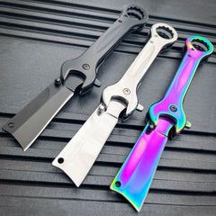 Multi-Tool Tanto Blade Spring Assisted Open Folding Pocket Knife Wrench Tool NEW - BLADE ADDICT