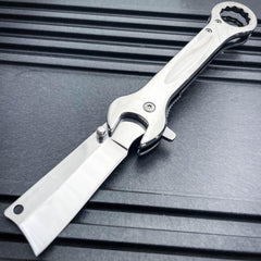 Multi-Tool Tanto Blade Spring Assisted Open Folding Pocket Knife Wrench Tool NEW - BLADE ADDICT