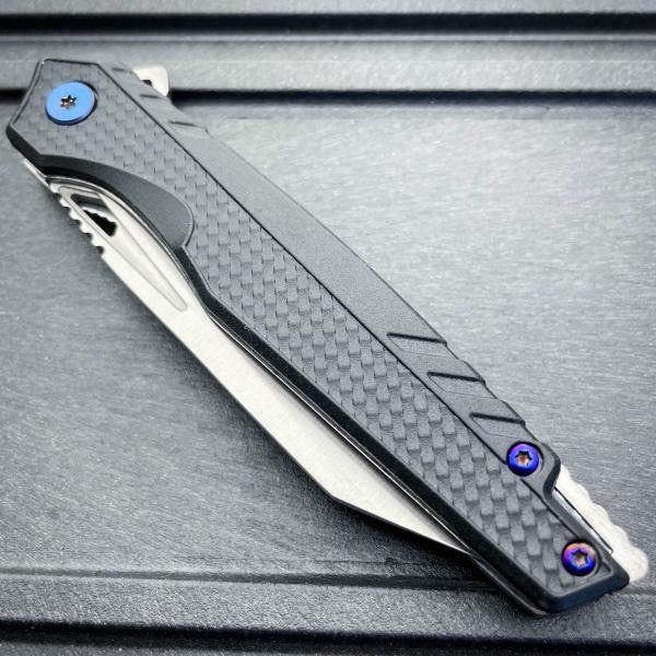 8" M-Tech Everyday Carry Sharp Spring Assisted Open Folding Pocket Knife Blade - BLADE ADDICT
