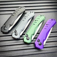 Clip Point Military Switch Blade Pocket Knife - BLADE ADDICT