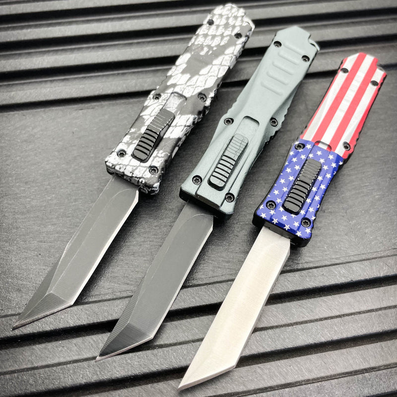 New Micro Firecracker Wasp Tanto Blade OTF Knife - BLADE ADDICT