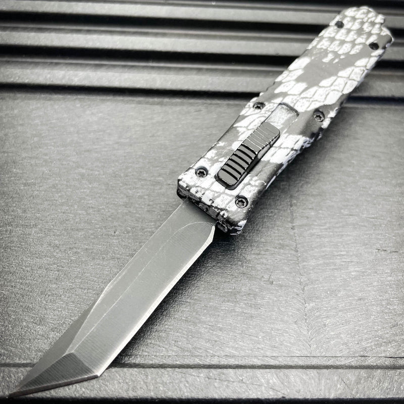 New Micro Firecracker Wasp Tanto Blade OTF Knife Snake Camo - BLADE ADDICT