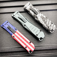 New Micro Firecracker Wasp Tanto Blade OTF Knife - BLADE ADDICT