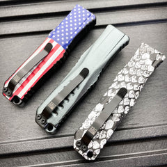 New Micro Firecracker Wasp Tanto Blade OTF Knife - BLADE ADDICT