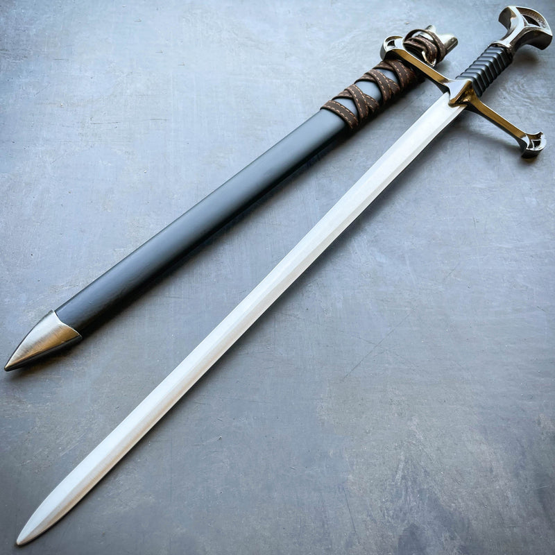 23" Templar Crusader Medieval Sword Scabbard Historical Fantasy B - BLADE ADDICT