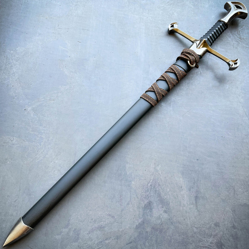 23" Templar Crusader Medieval Sword Scabbard Historical Fantasy - BLADE ADDICT