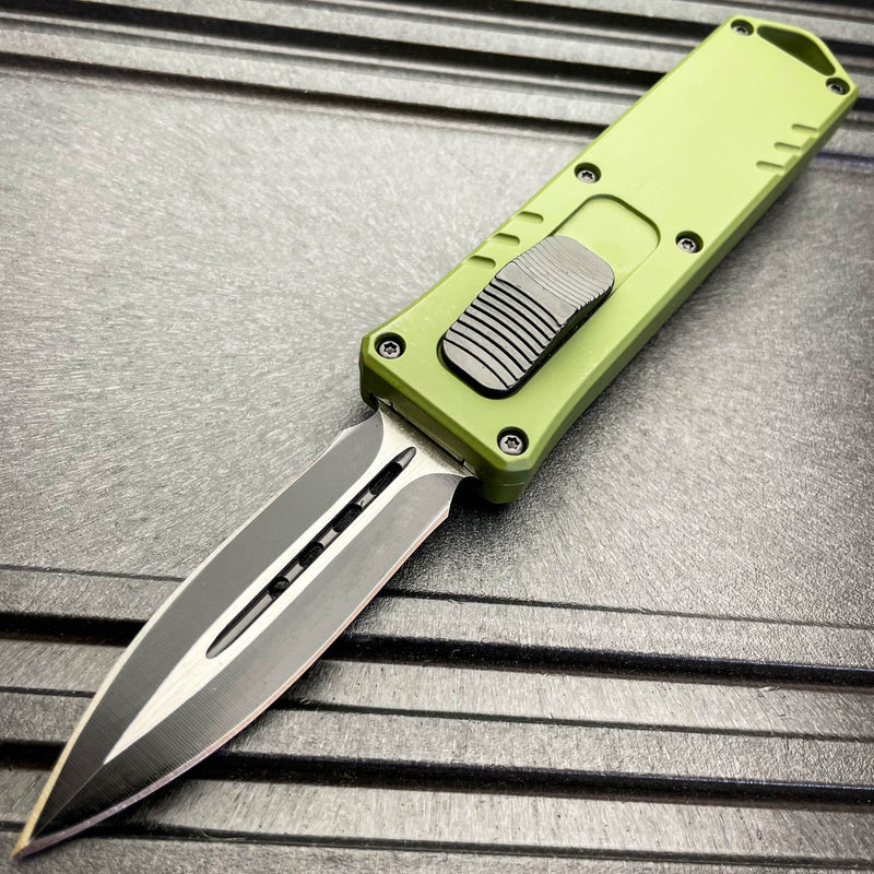 Exocel Dagger OTF Automatic Knife Green - BLADE ADDICT