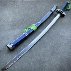 Sword Warrior Blue Exorcist Sword Real Steel Exorcist Okumura rin Cosplay Katana Replica Prop for Collection, Gift and Cosplay - BLADE ADDICT