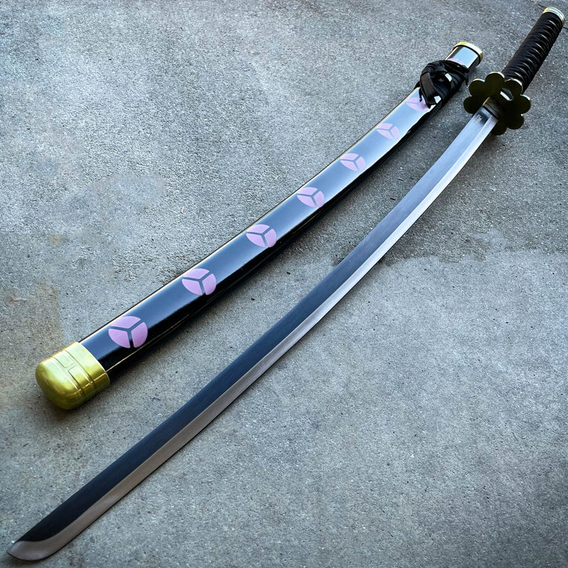 One Piece Shusui Katana Replica With Black Scabbard - BLADE ADDICT