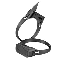 Metal Self Defense Ring Knife Black - BLADE ADDICT