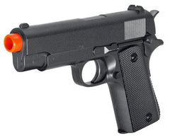 CYMA ZM22 1911 Commander Spring Airsoft Pistol (Black) - BLADE ADDICT