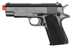 CYMA ZM22 1911 Commander Spring Airsoft Pistol (Black) - BLADE ADDICT