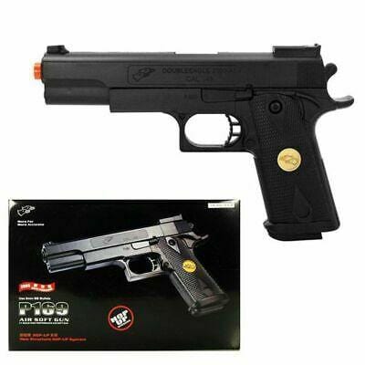 P169 Airsoft Gun 260 FPS Spring Pistol Handgun with Functional Safety and Reinforced Material - BLADE ADDICT