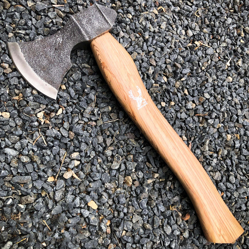 BoneEdge 15" Throwing Tomahawk Wood Axe Forged Blade - BLADE ADDICT