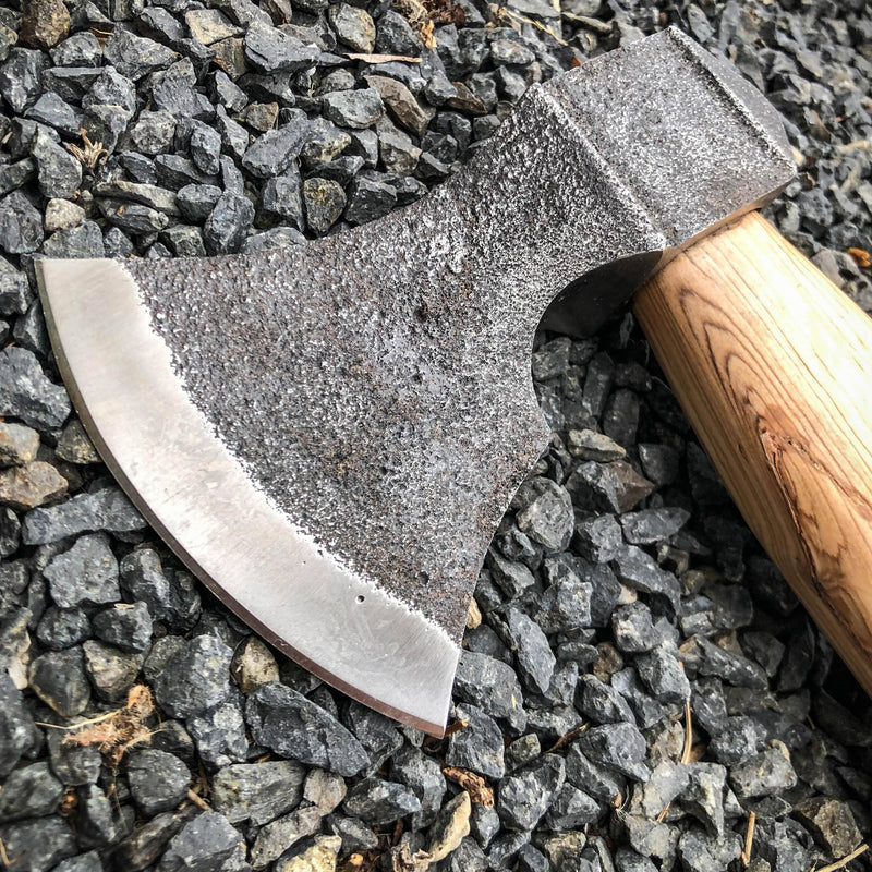 BoneEdge 15" Throwing Tomahawk Wood Axe Forged Blade - BLADE ADDICT