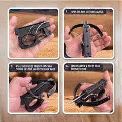 *NEW* Cobra Powerful Folding Mini Crossbow - BLADE ADDICT