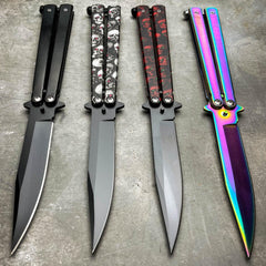 IKONIC Tactical Balisong Butterfly Knife NEW - BLADE ADDICT