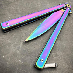 IKONIC Tactical Balisong Butterfly Knife NEW - BLADE ADDICT