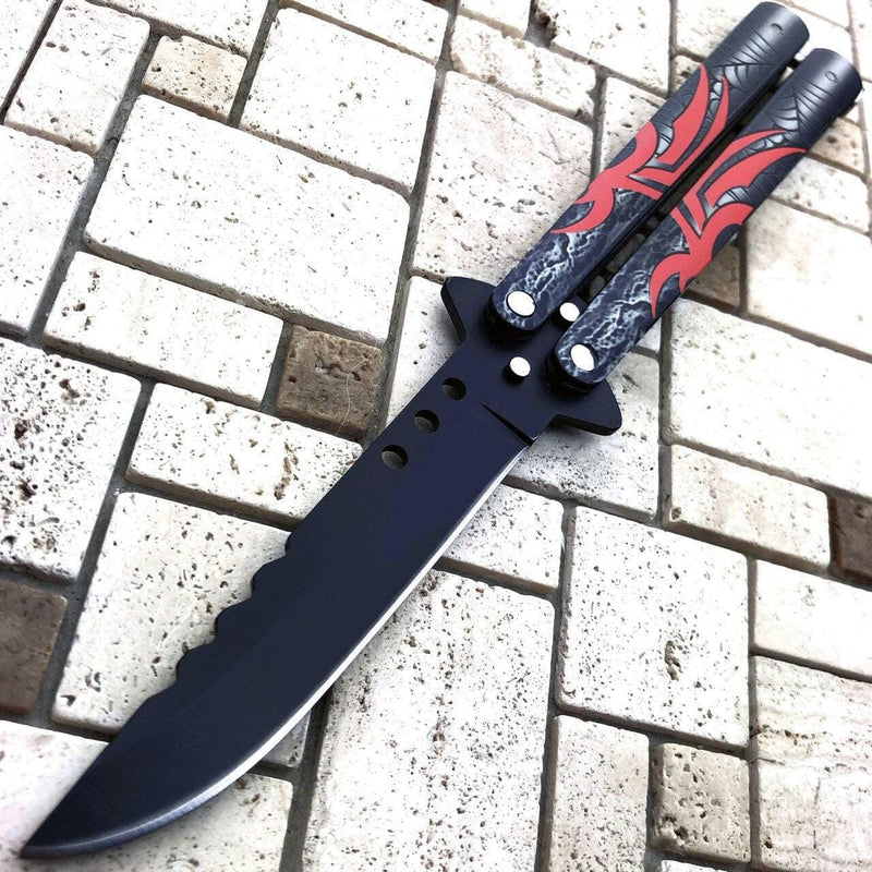 Spider Balisong Butterfly Knife - BLADE ADDICT