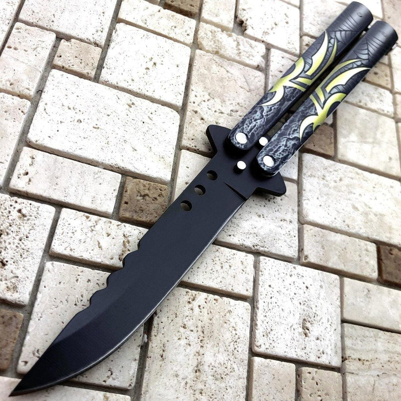 Spider Balisong Butterfly Knife - BLADE ADDICT