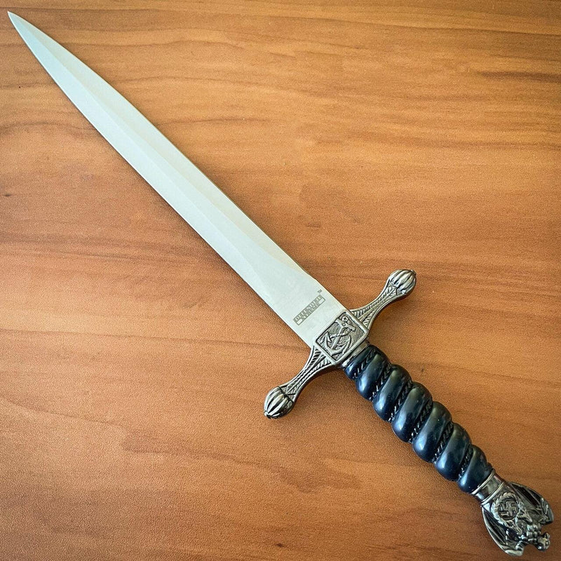 13" Medieval Ornate Fantasy Sailors Navy Dagger Short Sword w/ Sheath NEW - BLADE ADDICT