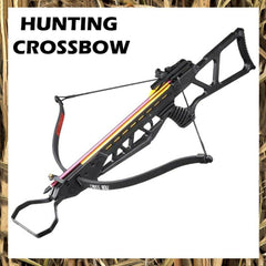 BLACK PISTOL CROSSBOW NEW 120 LB ARCHERY HUNTING Gun W/ ARROWS BOLTS XBOW - BLADE ADDICT