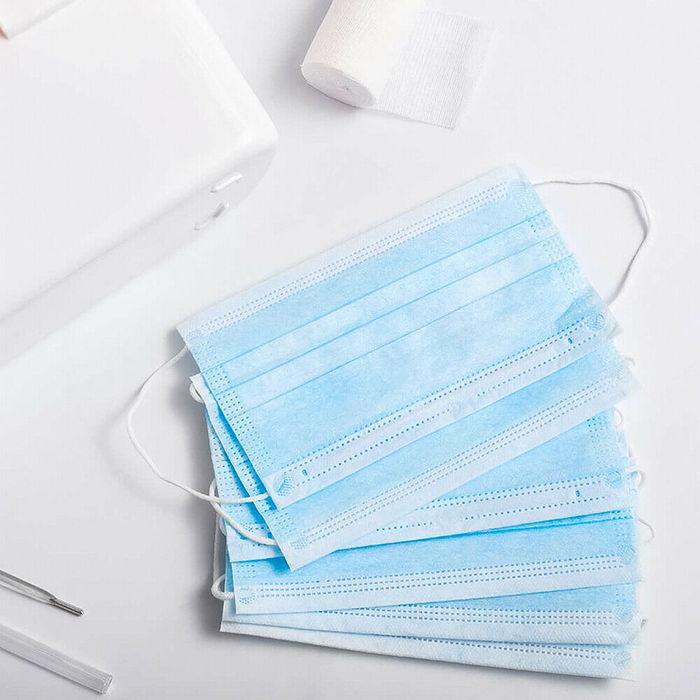 50 PCS Blue Disposable Face Masks - BLADE ADDICT