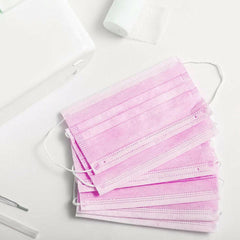 50 PCS Pink Disposable Face Masks - BLADE ADDICT