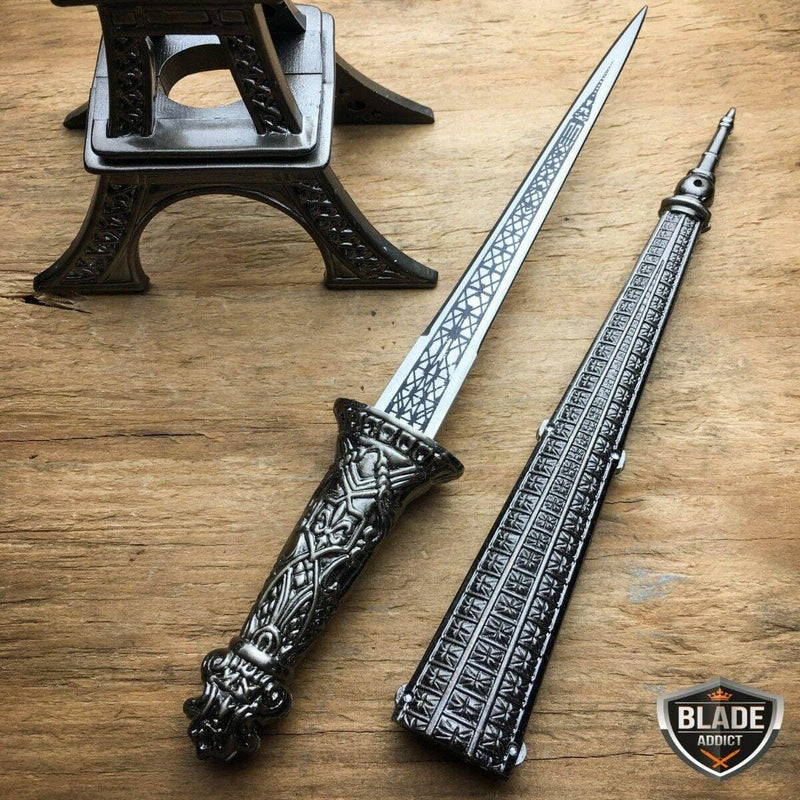 10" Eiffel Tower Letter Opener Blade Dagger Executive Knife Statue - BLADE ADDICT