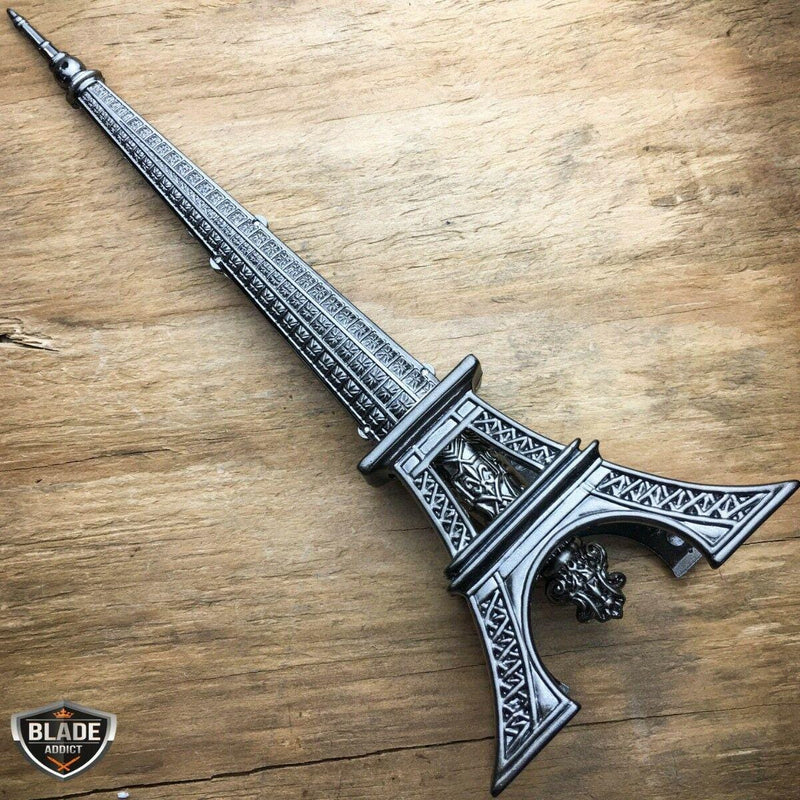 10" Eiffel Tower Letter Opener Blade Dagger Executive Knife Statue - BLADE ADDICT